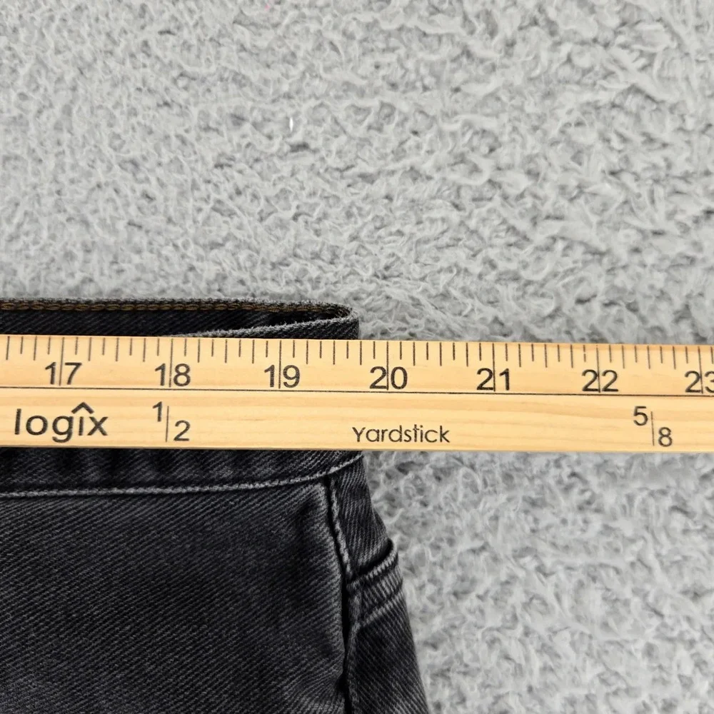 Polo Jeans Co. Jeans Mens 40x32 Black Denim Classic Relaxed‎ Tapered Leg Zipfly